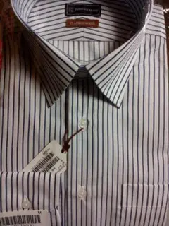 【Perfect Suit FActory】『形態安定シャツ　長袖ワイシャツ』M