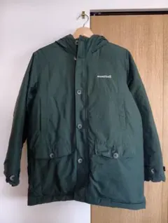 【週末限定値下げ】mont-bell ダウンハスキーコート 160 グリーン