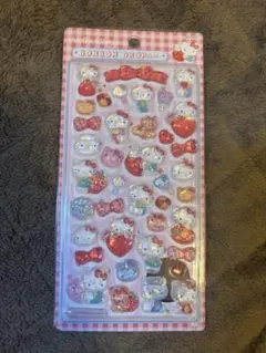 ボンボンドロップシール サンリオ 第二弾　キティ　赤　ハローキティ