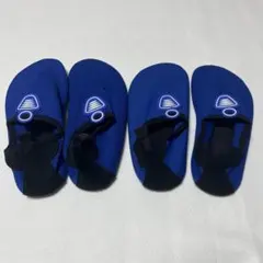 軽量⭐️キッズ マリンシューズ 20.5〜21.0cm ブルー メッシュ 水陸両用