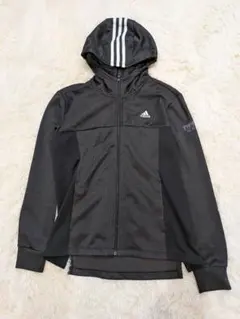adidas ブラック ジャージジャケット M