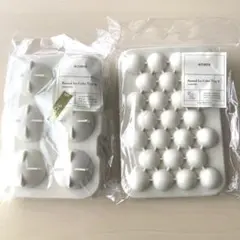 新品　スリーコインズ シリコン　製氷器　アイスキューブトレー　2個　まとめ売り