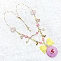 APOLIA ハンドメイド ネックレス くま ハート みしよう - メルカリ