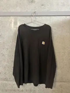 Carhartt ブラック ロングスリーブシャツ