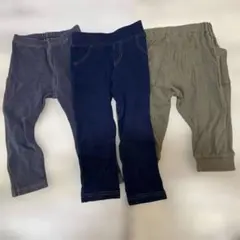 キッズ パンツ 3点セット まとめ売り　ユニクロ　イオン　西松屋