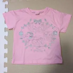 ディズニープリンセス Tシャツ 100サイズ ピンク