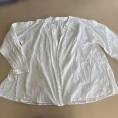 1度着用のみ美品】 プランテーション ストライプドットリップルシャツ