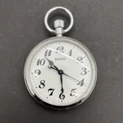 値下げ！セイコー 7c11-0010クオーツ懐中時計京浜急行払下品新品電池取付 SEIKO 鉄道時計 7C11-0010 京阪電鉄 連続40期責任事故皆無達成