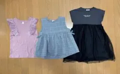BREEZE Tシャツ ワンピース 120cm 女の子服 3点セット
