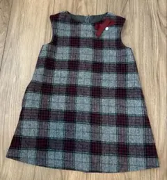 タルティーヌ エ ショコラ　ジャンバースカート 100cm チェック