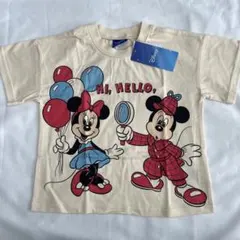 未使用 Disney ミッキー ミニー Tシャツ 100 子供服 夏服 半袖