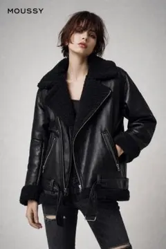 MOUSSY フェイクレザージャケット 【お値下げ相談可】moussy アウター