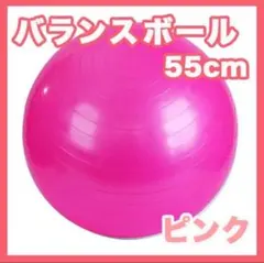 新品　バランスボール 55cm エクササイズ ヨガ フィットネスボール 体幹ト