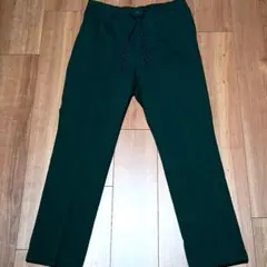 coen 極楽FITテックテーパードパンツ　ダークグリーン Mサイズ