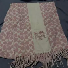 COACH コーチ シグネチャー マフラー カシミヤ ウール