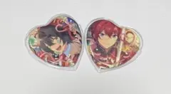 あんスタ 朔間凛月 朱桜司 ホワイトデー ハート 缶バッジ