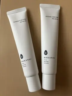 【新品未使用】MAKANAI 絶妙レシピのハンドクリーム（桃）40ｇ 2個セットのサムネイル