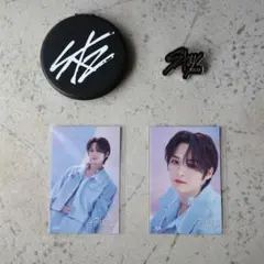 Stray Kids FC特典 ミラー・ピンバッジ・ポストカード +シール（リノ