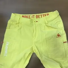 ルコックゴルフパンツ　レディースM イエローのサムネイル