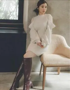 2026年最新】シースルーショルダーミニニットワンピース snidelの人気