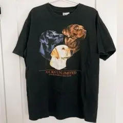 H25☆アニマルTシャツ☆00s☆ラブラドールレトリーバー☆バック 
