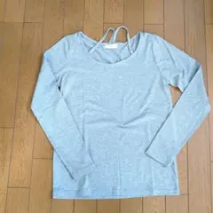 hyphen world gallery グレー 長袖 Tシャツ