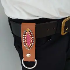 革 ベルトループ 真鍮 htc ホットロッド ロカビリー モダンパイレーツ