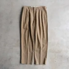 90s ラルフローレン ツータックスラックス リネン混 ポロチノ W36L31