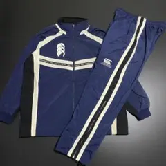 半*雄様 美品 Canterbury ウィンドブレーカー 上下セット 裏起毛 メ