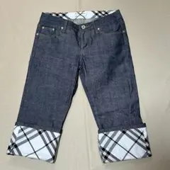 BURBERRY バーバリーレディース　デニムハーフパンツ