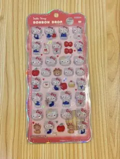 ボンボンドロップシール　ちゅるきら　キティ　赤　ボンドロ　ハローキティ