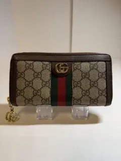 Gucci GGキャンバス 長財布（Ophidia）ジップアラウンドウォレット