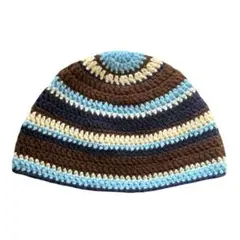 クロシェハット　クラッシャーハット　バケットハット　ビーニー　ボーダー　ニット帽