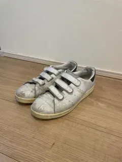 adidas Stan Smith シルバー 8 US ベルクロ