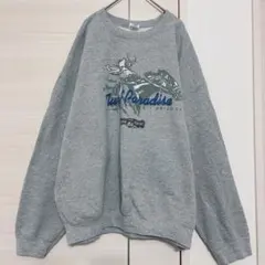 ⭐︎Turf Paradise スウェット グレー XL アメリカ古着 馬　裏起毛のサムネイル