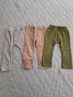 ベビーパンツ90 ベビーボトムス 3点セット