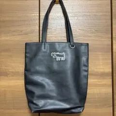 Keith Haring トートバッグ 黒　犬　刺繍