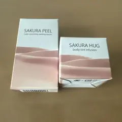 SAKURA PEEL & SAKURA HUG 美容液 クリームセット - メルカリ