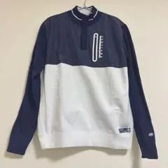 FIDRA 長袖ゴルフウェア ネイビー&ホワイト Mサイズ