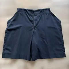 コムデギャルソン オムドゥ ショートパンツ ワイド ポリ縮 ブラック XS