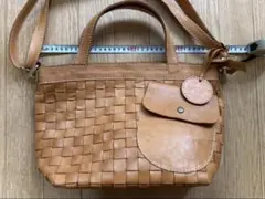 ゴ*太様 zucchero filato レザーメッシュ 2way トートバッグのサムネイル