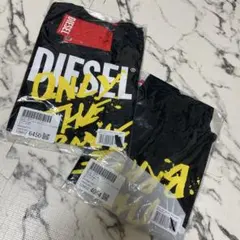 め*る様 DIESEL グラフィックプリント Tシャツ 黒
