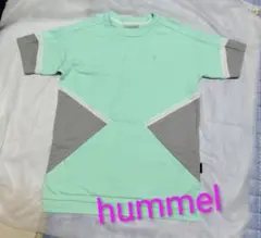 hummel ヒュンメル 半袖Tシャツ スポーツウェア ミントグリーン グレーのサムネイル