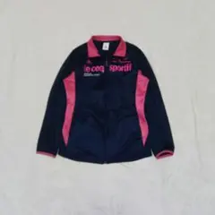 【le coq sportif】 スポーツ ジャージ ピンク ネイビー L 古着