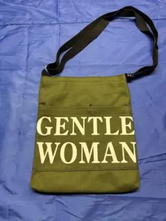 大人気！GENTLE WOMAN ジェントルウーマン　ショルダーバッグ　カーキ色