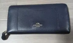 COACH ネイビー 長財布