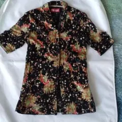 PINK HOUSE イチゴ＆花 半袖ブラウス Tシャツ生地、綿100新品未使用