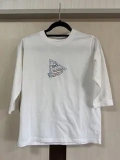 POCHACCO 刺繍入りホワイトTシャツ