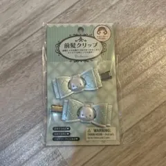 サンリオ　ポチャッコ　リボン前髪クリップ