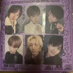 Boynextdoor 特典トレカ　ユニバ　6形態セット